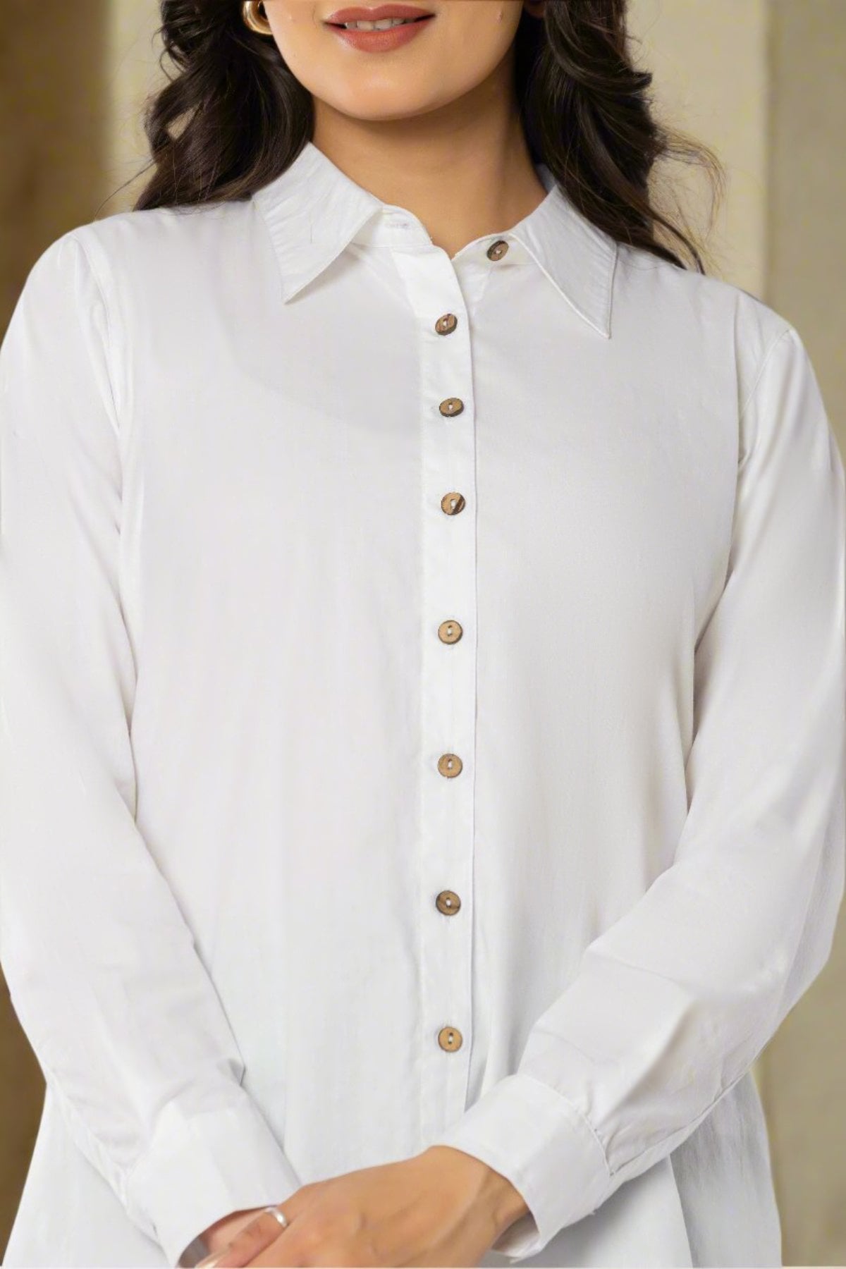 White Cotton Shirt