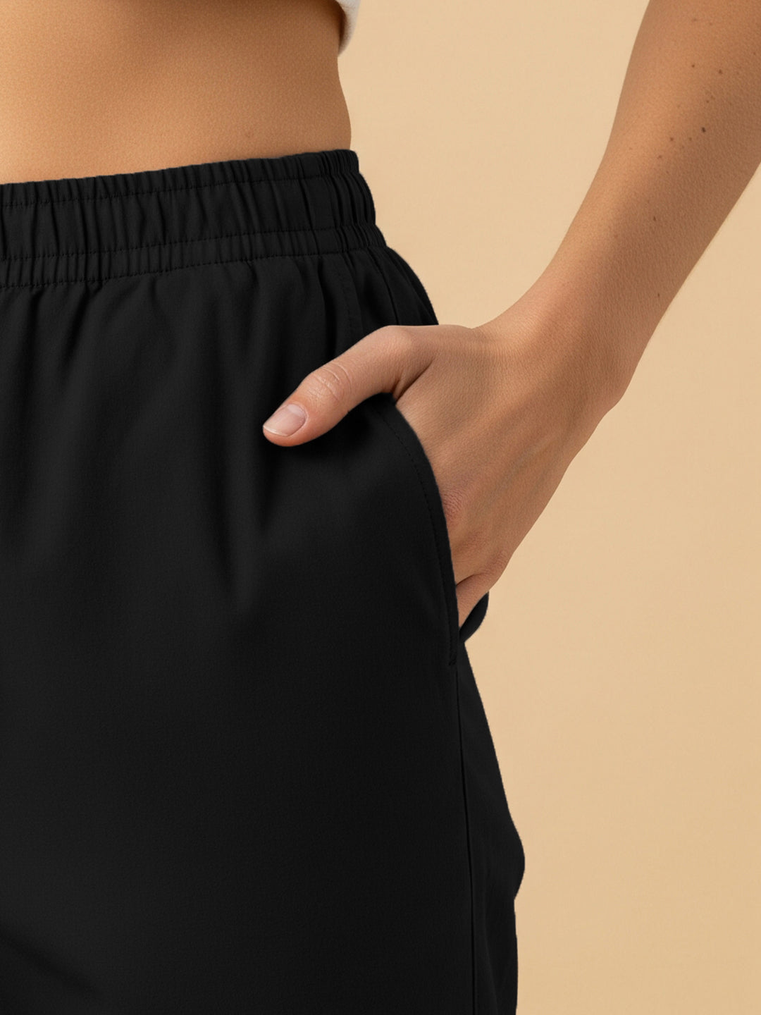 Black Everyday Cotton Pants