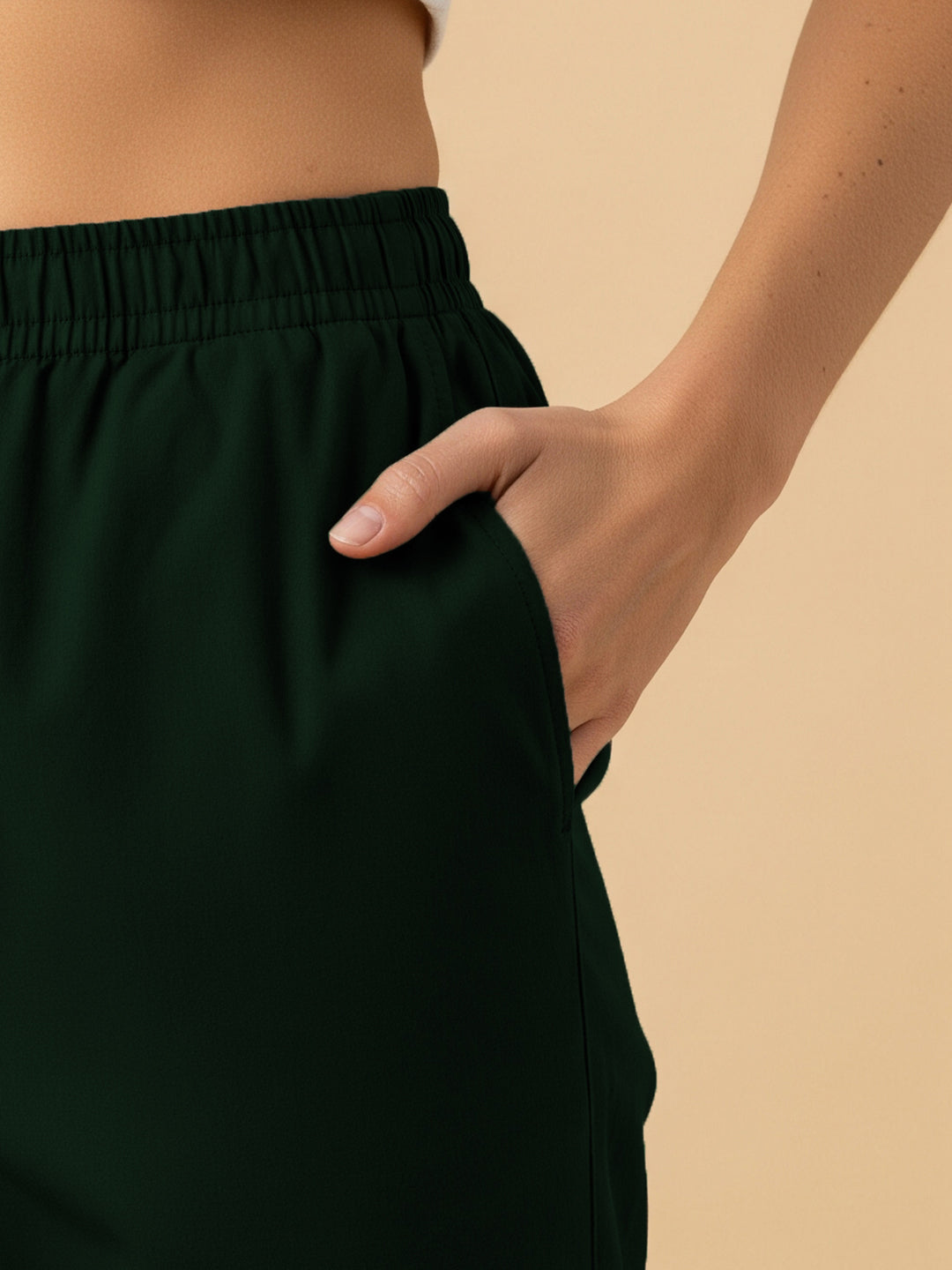 Bottle Green Everyday Cotton Pants
