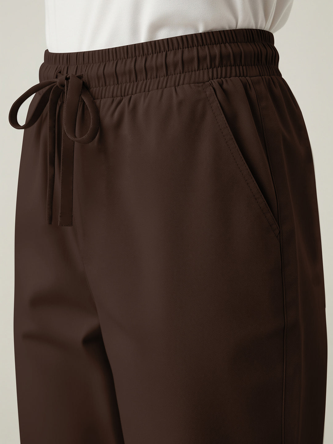 Dark Brown Everyday Cotton Pants