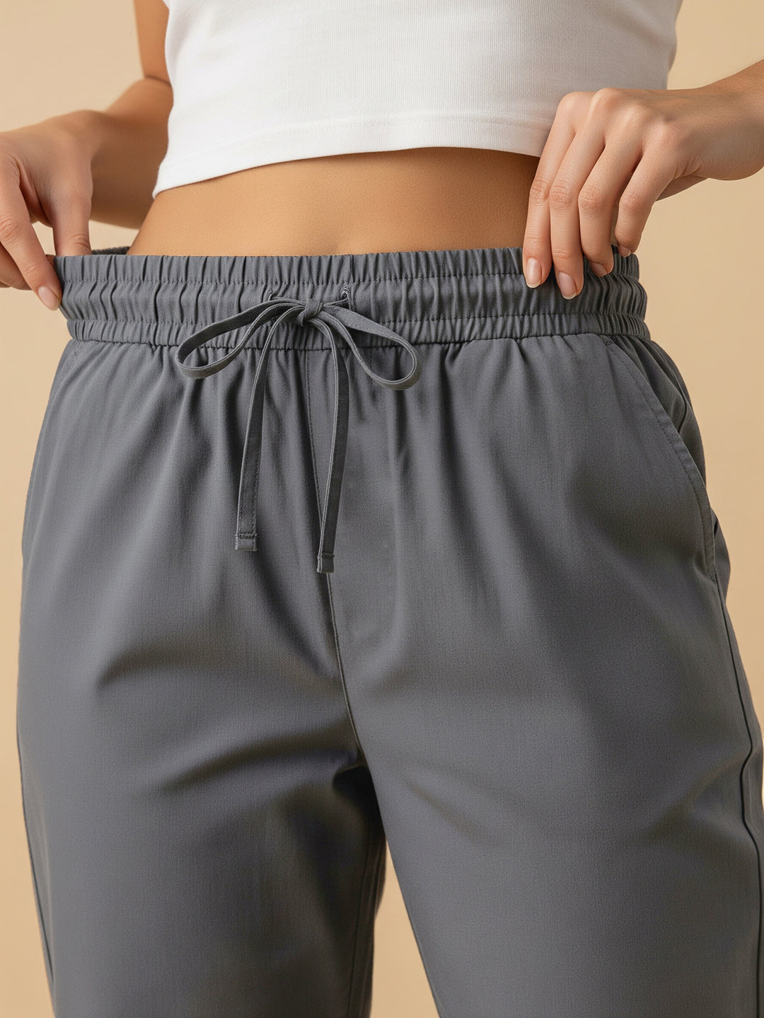 Dark Grey Everyday Cotton Pants