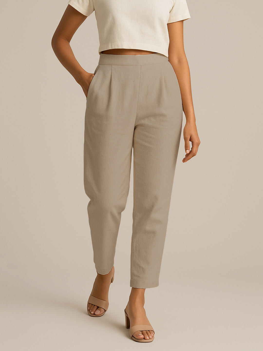 Earthy Airy Linen Pants