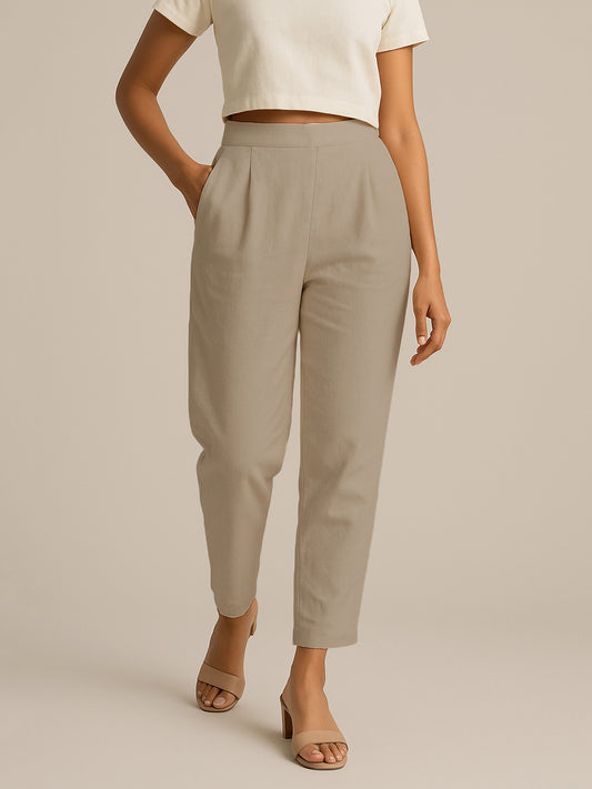 Earthy Airy Linen Pants