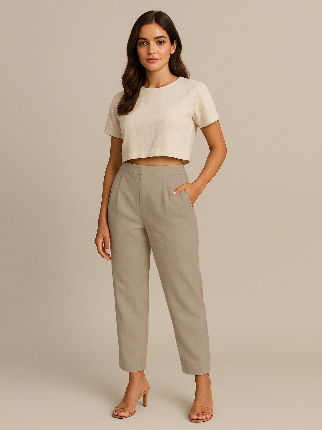 Earthy Airy Linen Pants