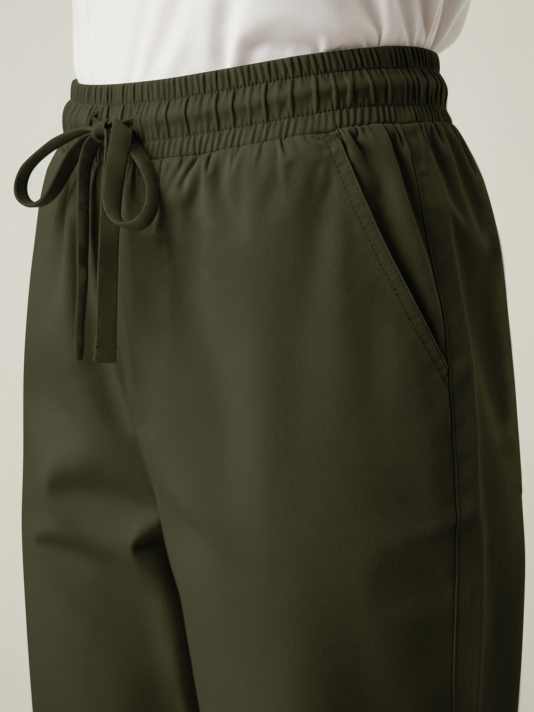 Olive Everyday Cotton Pants