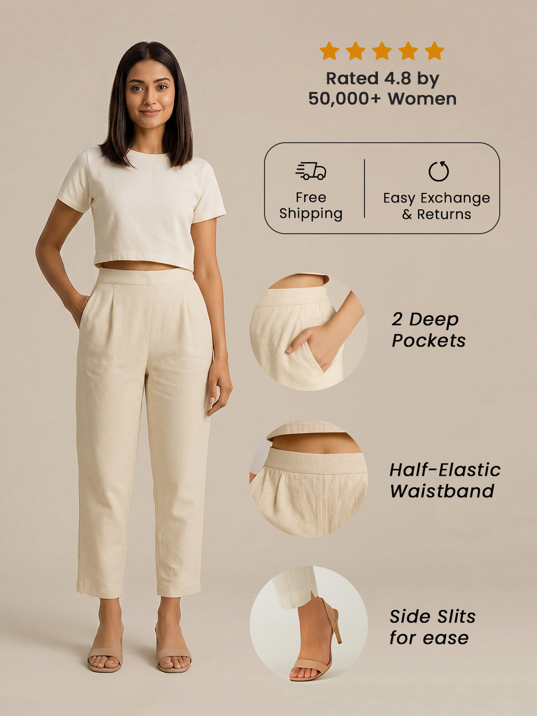 Khadi Airy Linen Pants