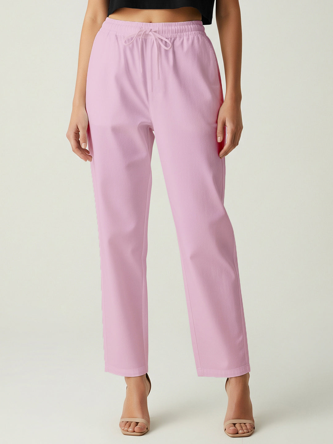 Pink Everyday Cotton Pants