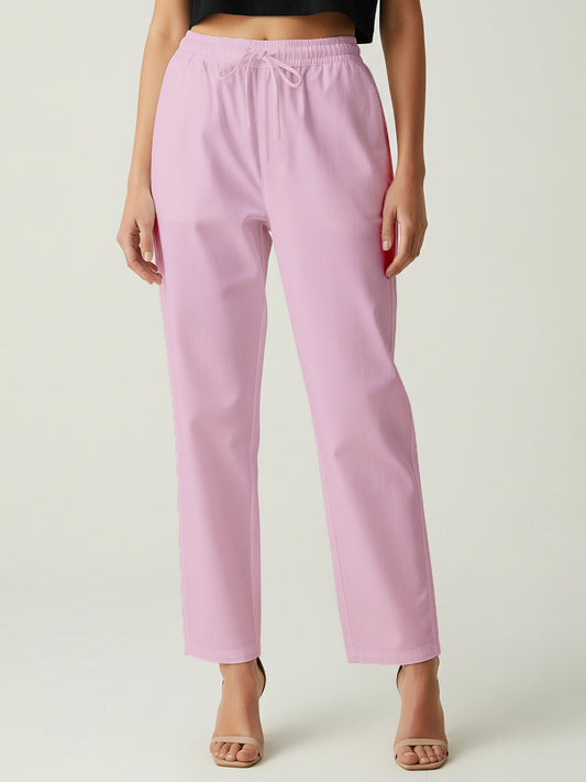 Pink Everyday Cotton Pants