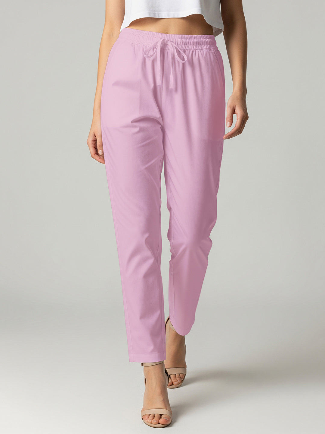 Pink Everyday Cotton Pants