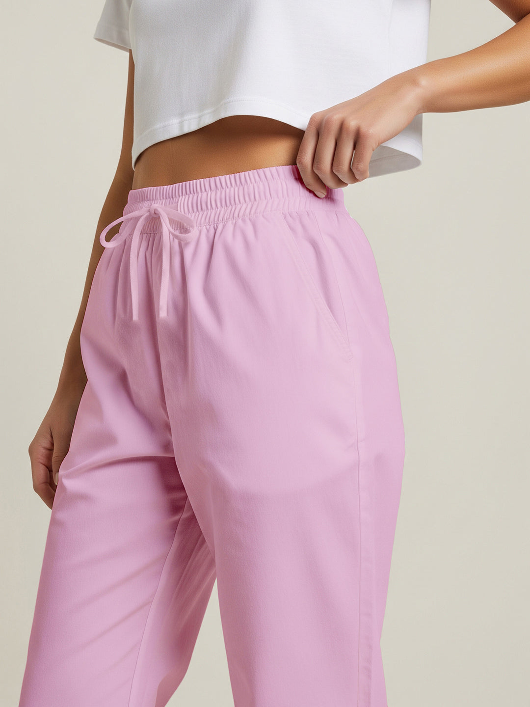 Pink Everyday Cotton Pants