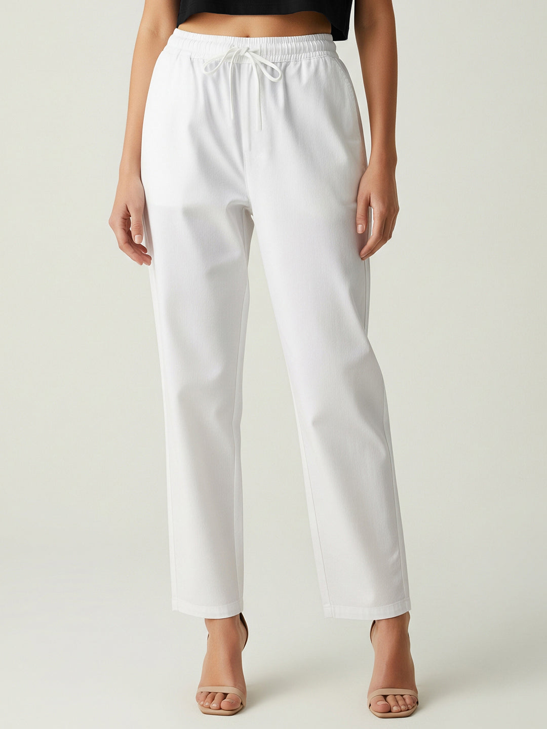 White Everyday Cotton Pants