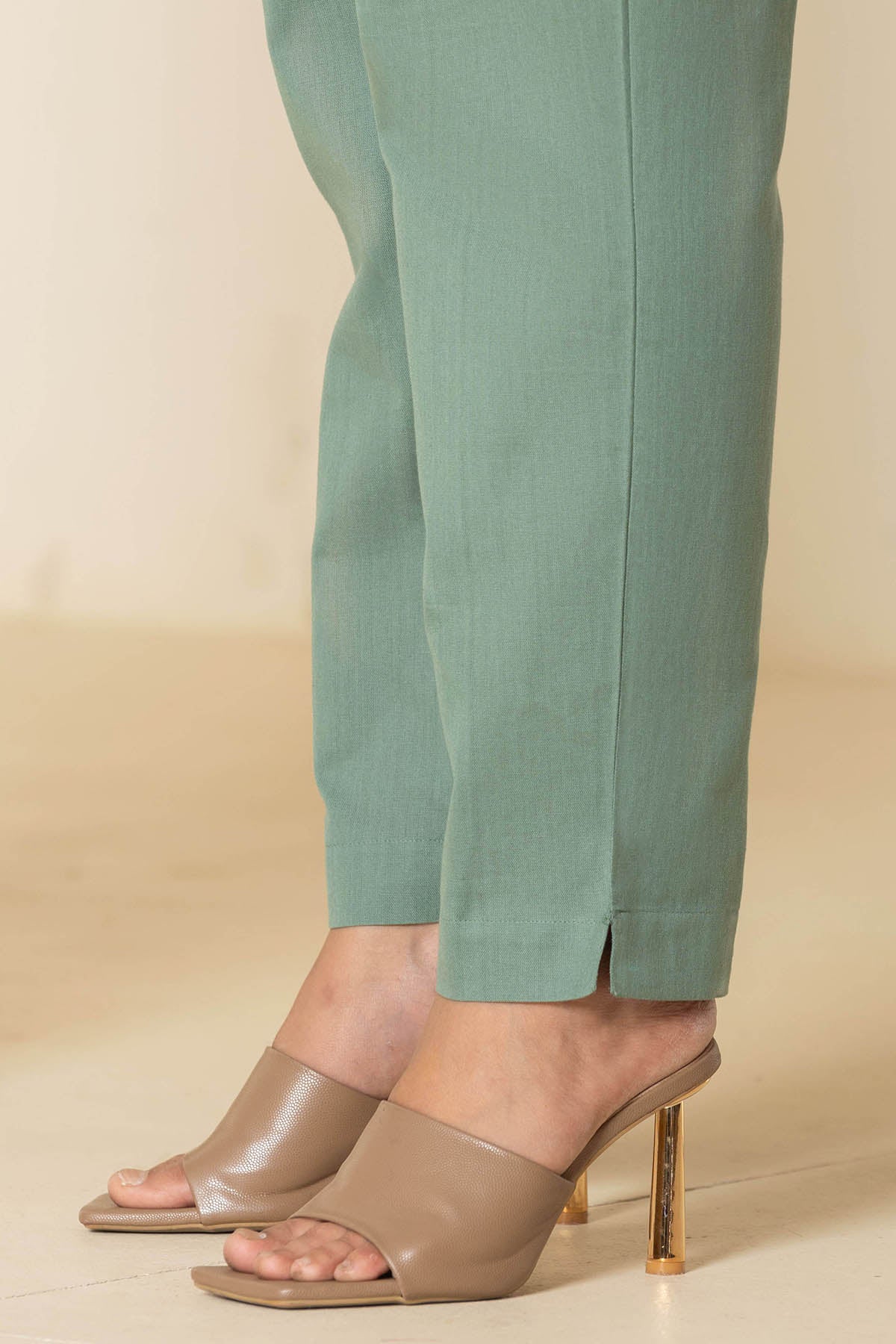 Sage Green Airy Linen Pants