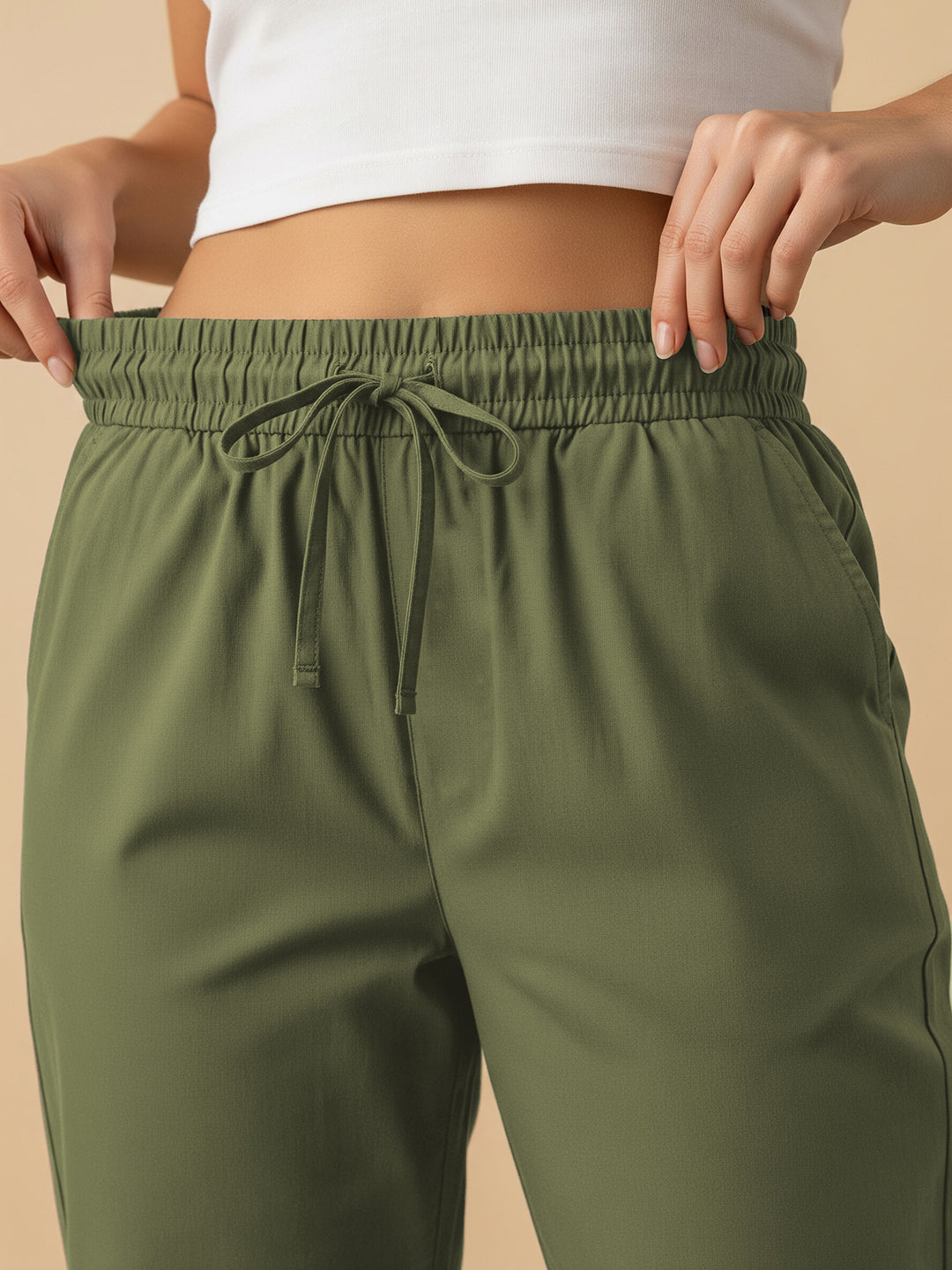 Sage Green Everyday Cotton Pants