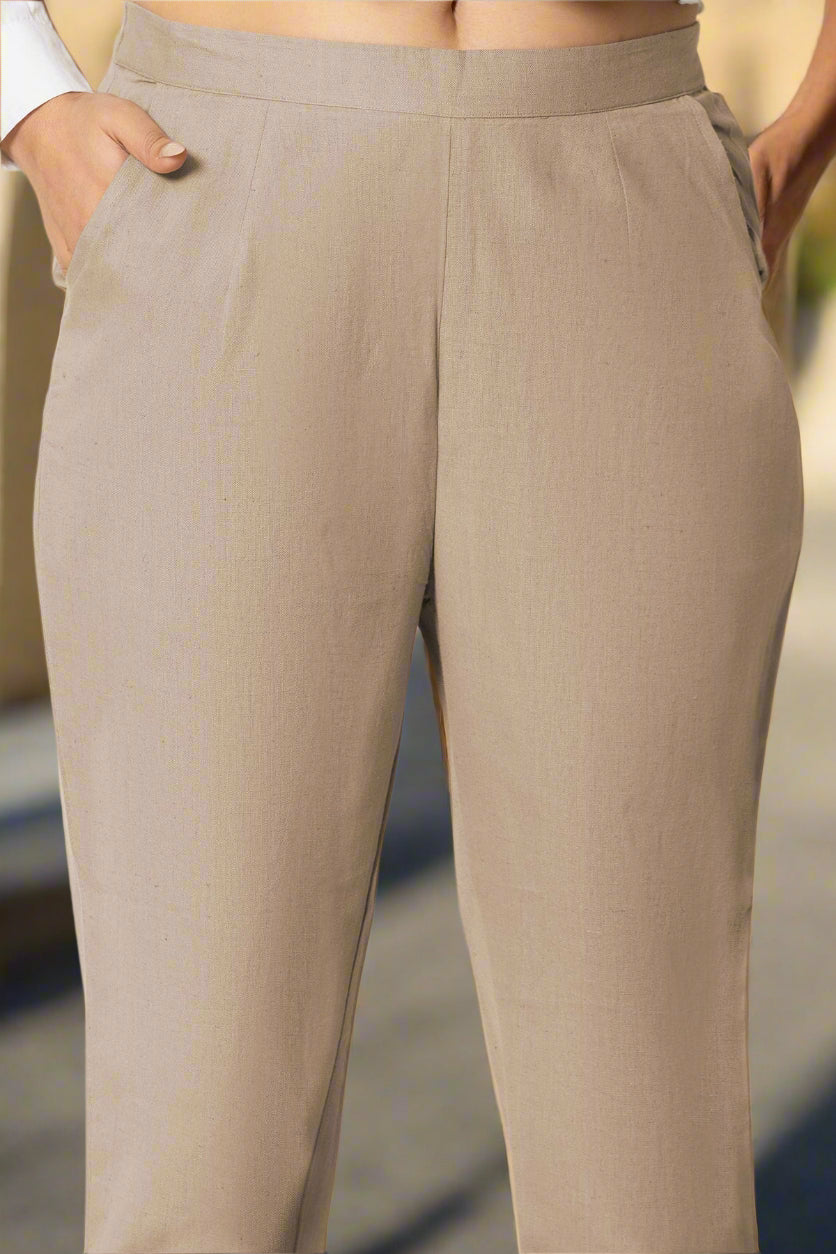 Earthy Airy Linen Pants